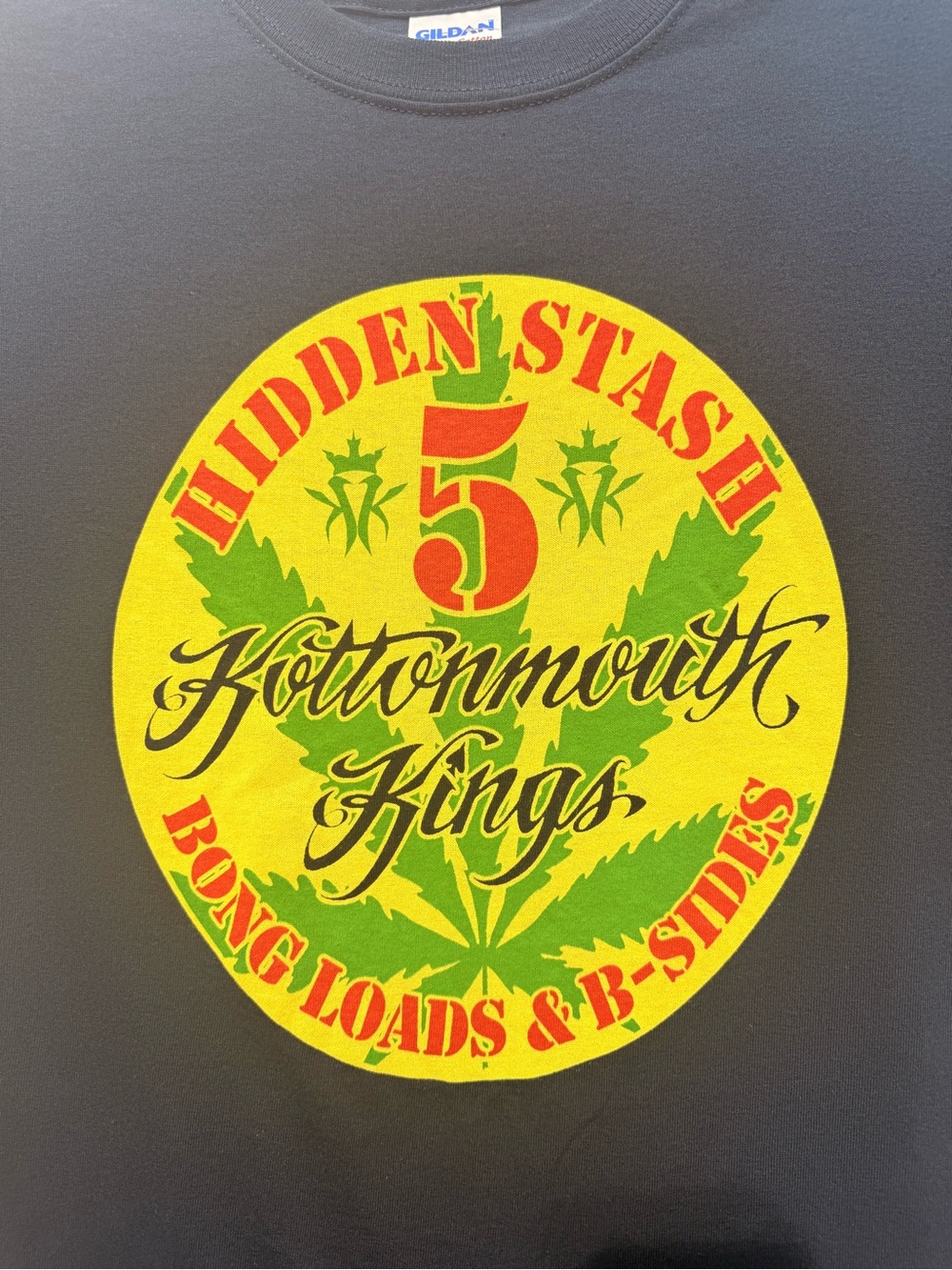 Kottonmouth Kings Hidden Stash Graphic Tee - Black with Yellow & Green